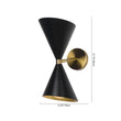 Load image into Gallery viewer, Mid-Century Modern Black Wall Sconce