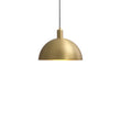 Load image into Gallery viewer, Modern Brass Single Dome Gold Pendant Light