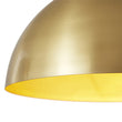 Load image into Gallery viewer, Modern Brass Single Dome Gold Pendant Light