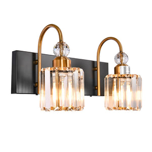 Modern Crystal Vanity Wall Sconce
