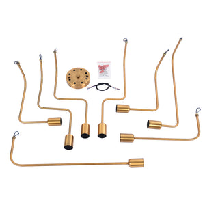 Modern Industrial Semi Flush Sputnik Light