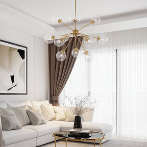 Modern Sphere 12-light Sputnik Chandelier