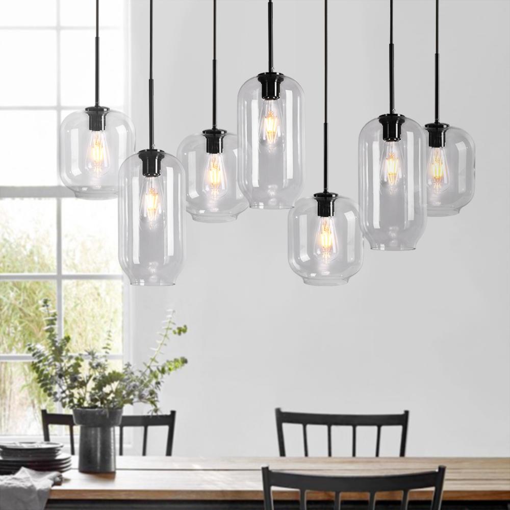 7-light Kitchen Island Cluster Pendant Chandelier | LightFixturesUSA ...
