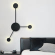 Load image into Gallery viewer, LightFixturesia-Contemporary Black LED Wall Light-Wall Sconce-3 Lt-