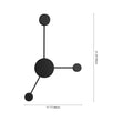 Load image into Gallery viewer, LightFixturesia-Contemporary Black LED Wall Light-Wall Sconce-6 Lt-