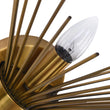 Load image into Gallery viewer, LightFixturesia-Mid-century Modern Starburst Brass Wall Sconce-Wall Sconce-Default Title-