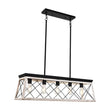 Load image into Gallery viewer, LightFixturesia-Modern Farmhouse 5-light Kitchen Island Linear Pendant-Kitchen Island Pendant-Default Title-