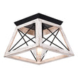 Load image into Gallery viewer, LightFixturesia-Modern Farmhouse Square Flush Mount Light-Flush Mount Light-Default Title-