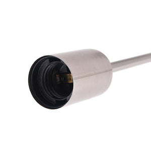 LightFixturesia-Modern Industrial Semi Flush Sputnik Light--Black-