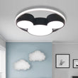 Load image into Gallery viewer, LightFixturesia-Modern Mickey Design LED Flush Ceiling Light-Flush Mount Light-17"-