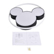 Load image into Gallery viewer, LightFixturesia-Modern Mickey Design LED Flush Ceiling Light-Flush Mount Light-17"-