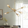 Load image into Gallery viewer, LightFixturesia-Modern Sphere Gold Sputnik Chandelier--Default Title-
