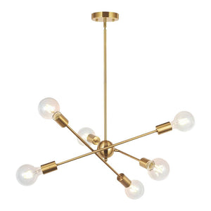 LightFixturesia-Modern Sphere Gold Sputnik Chandelier--Default Title-