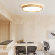 Load image into Gallery viewer, LightFixturesia-Round LED Wood Flush Mount Light-Flush Mount Light-11"-