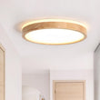 Load image into Gallery viewer, LightFixturesia-Round LED Wood Flush Mount Light-Flush Mount Light-11"-