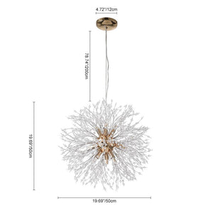 LightFixturesia-Stunning Crystal Firework Sputnik Chandelier-Chandelier-Glod-