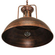 Load image into Gallery viewer, LightFixturesUSA-1-Light Industrial Dome Pendant Light-Pendant Light-Rusty-