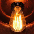 Load image into Gallery viewer, LightFixturesUSA-1-Light Industrial Dome Pendant Light-Pendant Light-Rusty-