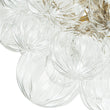 Load image into Gallery viewer, LightFixturesUSA-3-Light Brass Sculpture Glass Globe Bubble Semi Flush Chandelier-Chandelier-Brass-3-Lt (Pre-Order)