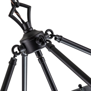 LightFixturesUSA-4-Light Manor Glass Wide Cylinder Lantern Pendant Light-Pendant Light-Chrome-