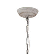 Load image into Gallery viewer, LightFixturesUSA-5-Light Distressed White Shabby Chic Candle Style Chandelier-Chandelier--