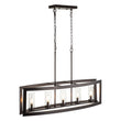 Load image into Gallery viewer, LightFixturesUSA-5-Light Oil Rubbed Bronze Frame Island Chandelier-Chandelier-Oil Rubbed Bronze-