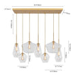 Load image into Gallery viewer, LightFixturesUSA-7-light Cluster Kitchen Island Pendant Lighting-Chandelier--