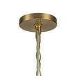 Load image into Gallery viewer, LightFixturesUSA-Brass Halo Ribbed Glass Globe Bubble Ring Chandelier-Chandelier-12-Lt-