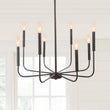 Load image into Gallery viewer, LightFixturesUSA-Candle Style Simple Metal Chandelier-Chandelier--