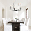 Load image into Gallery viewer, LightFixturesUSA-Candle Style Simple Metal Chandelier-Chandelier--