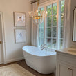 Load image into Gallery viewer, LightFixturesUSA-Chic Antique Crystal Floral Chandelier-Chandelier--