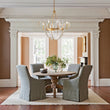 Load image into Gallery viewer, LightFixturesUSA-Chic Brass Crystal Floral Chandelier-Chandelier--