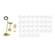 Load image into Gallery viewer, LightFixturesUSA-Cluster Frosted Glass Bubble Chandelier-Chandelier-19 Globes-Black