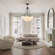 Load image into Gallery viewer, LightFixturesUSA-Cluster Frosted Glass Bubble Chandelier-Chandelier-37 Globes-Brass