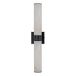 Load image into Gallery viewer, LightFixturesUSA-Dimmable LED Marble Tube Linear Bathroom Wall Sconce-Wall Sconce-Black-