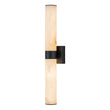 Load image into Gallery viewer, LightFixturesUSA-Dimmable LED Marble Tube Linear Bathroom Wall Sconce-Wall Sconce-Black-