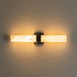 Load image into Gallery viewer, LightFixturesUSA-Dimmable LED Marble Tube Linear Bathroom Wall Sconce-Wall Sconce-Black-