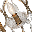 Load image into Gallery viewer, LightFixturesUSA-French Antique 5-Light Crystal Accents Drum Chandelier-Chandelier-20in.-