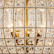 Load image into Gallery viewer, LightFixturesUSA-French Antique Brass Crystal Globe Chandelier-Chandelier-L / 5-Lt-