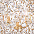 Load image into Gallery viewer, LightFixturesUSA-French Gold Leaf Blossom Crystal Floral Orb Chandelier-Chandelier-30in./8-Lt-