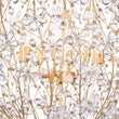 Load image into Gallery viewer, LightFixturesUSA-French Gold Leaf Blossom Crystal Floral Orb Chandelier-Chandelier-30in./8-Lt-