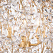 Load image into Gallery viewer, LightFixturesUSA-French Gold Leaf Blossom Crystal Floral Orb Chandelier-Chandelier-30in./8-Lt-