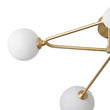 Load image into Gallery viewer, LightFixturesUSA-Frosted Bubble Linear Sputnik Semi Flush Mount-Ceiling Light--