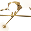 Load image into Gallery viewer, LightFixturesUSA-Frosted Bubble Linear Sputnik Semi Flush Mount-Ceiling Light--
