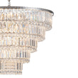 Load image into Gallery viewer, LightFixturesUSA-Glam Luxe Chrome 5-Tier Crystal Round Chandelier-Chandelier-Chrome-