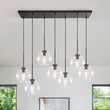 Load image into Gallery viewer, LightFixturesUSA-Globe Cluster Kitchen Island Pendant Light-Chandelier-Black-