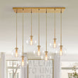 Load image into Gallery viewer, LightFixturesUSA-Globe Cluster Kitchen Island Pendant Light-Chandelier-Brass-