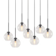 Load image into Gallery viewer, LightFixturesUSA-Globe Cluster Kitchen Island Pendant Light-Pendant Light-Black-