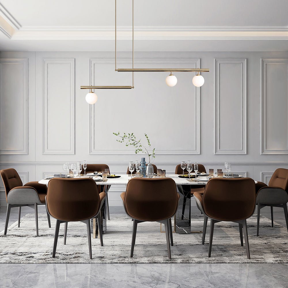 Modern Black Gold 3-Light Linear Glass Chandelier Kitchen Island Light For Dining Room L33.5 X W7.1 X H11 Modern Black Gold 3-Light Linear Glass Chandelier Kitchen Island Light For Dining Room L33.5 X W7.1 X H11
