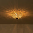 Load image into Gallery viewer, LightFixturesUSA-Luxe Moroccan Antique Bronze Crystal Ceiling Light-Ceiling Light-Bronze-